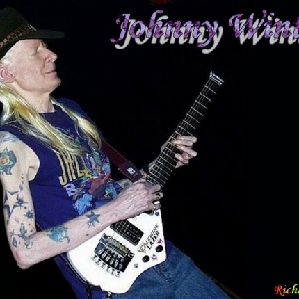 Johnny Winter Color Band Sticker