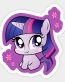my little pony purple sticker 2