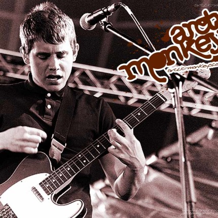 Arctic Monkeys 2 Color Band Sticker
