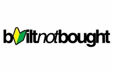 Built Not Bought Leaf funny color auto sticker
