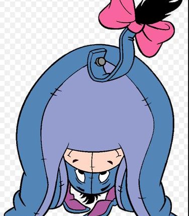 eeyore color sticker 4