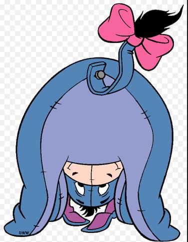 eeyore color sticker 4