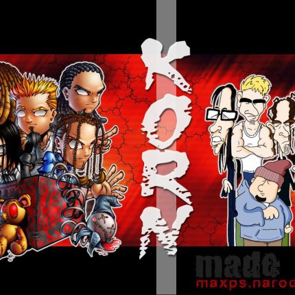 Korn Color Band Sticker