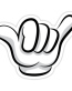 Mickeys Dope Hand Sticker 2