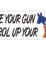 shove your gun control bumper sticker