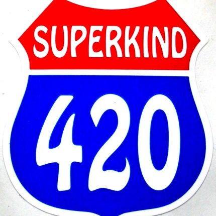 420 Superkind Weed Sticker