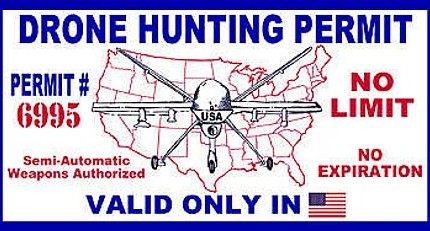 Drone Hunting Permit Sticker