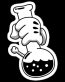 mickey hands bong sticker
