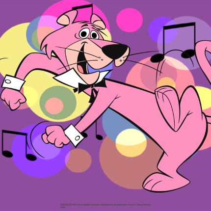 snagglepuss rave sticker