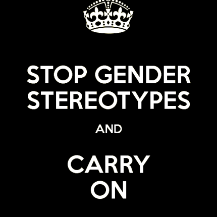 stop gender stereotypes and carry on sticker