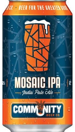 Community-Mosiac IPA CAN SHAPED STICKER