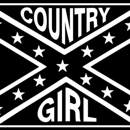 Country Girl Rebel Flag