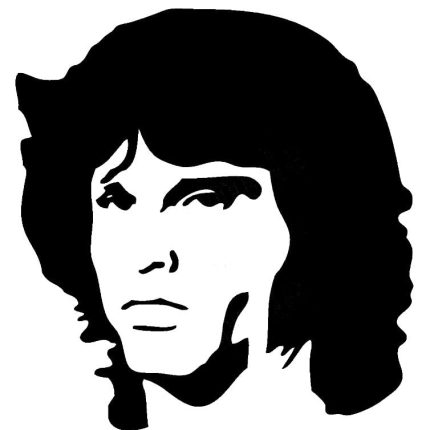 Doors Band Vinyl Decal Stickers Face