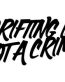 Drifting is not a crime funny auto decal