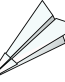 Paper Plane Sticker