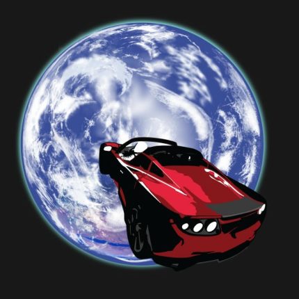 roadster in space spacex elon musk sticker