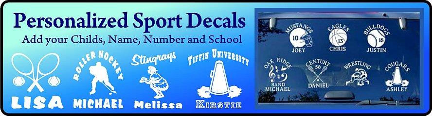 Show Team Spirit Sports Decals