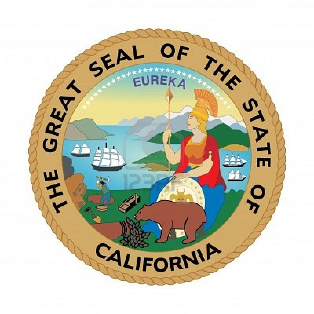 State Seal of California 2 - Pro Sport Stickers