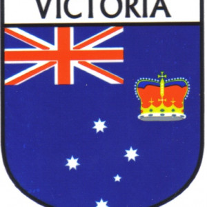 Victoria Australia Flag Crest Decal Sticker