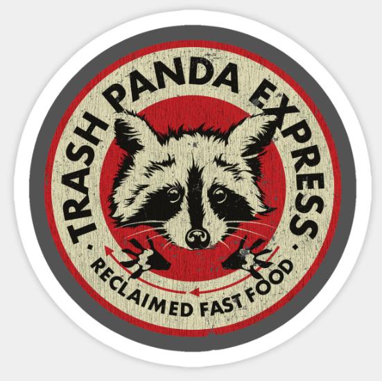 Trash Pandas Vinyl Sticker
