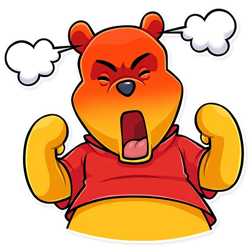 Winnie the Pooh Funny Cartoon Sticker Decal 32 - Pro Sport Stickers