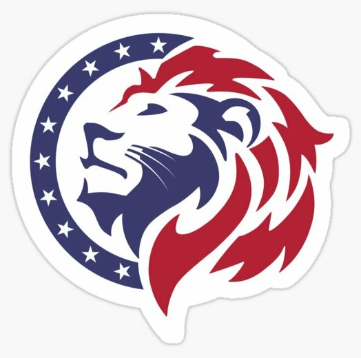 SCOUTS Lion-logo-KINDERGARTEN STICKER - Pro Sport Stickers