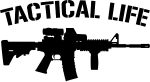 TACTICAL LIFE DIE CUT DECAL - Pro Sport Stickers