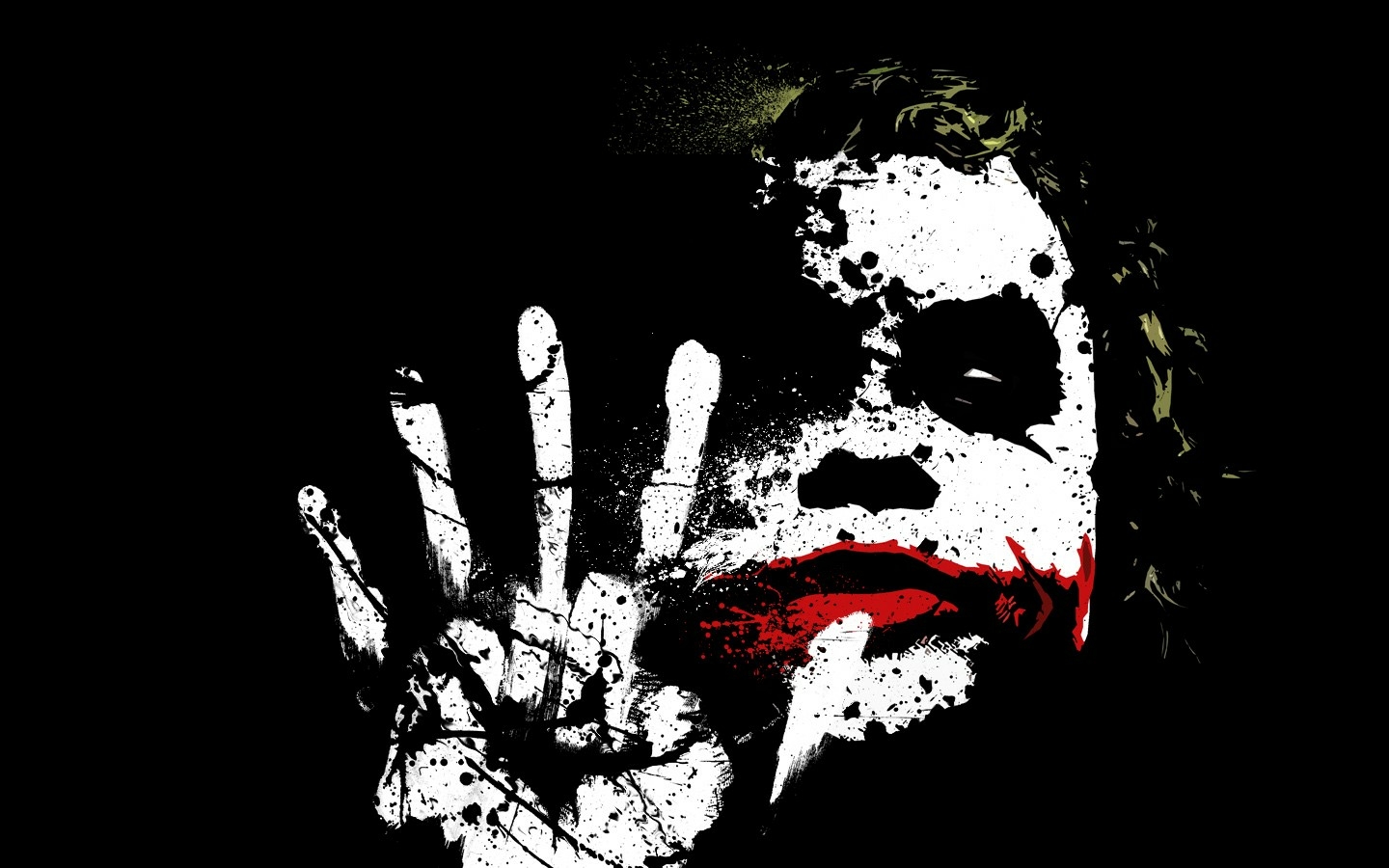 Scary Joker Minimal, HD wallpaper | Peakpx