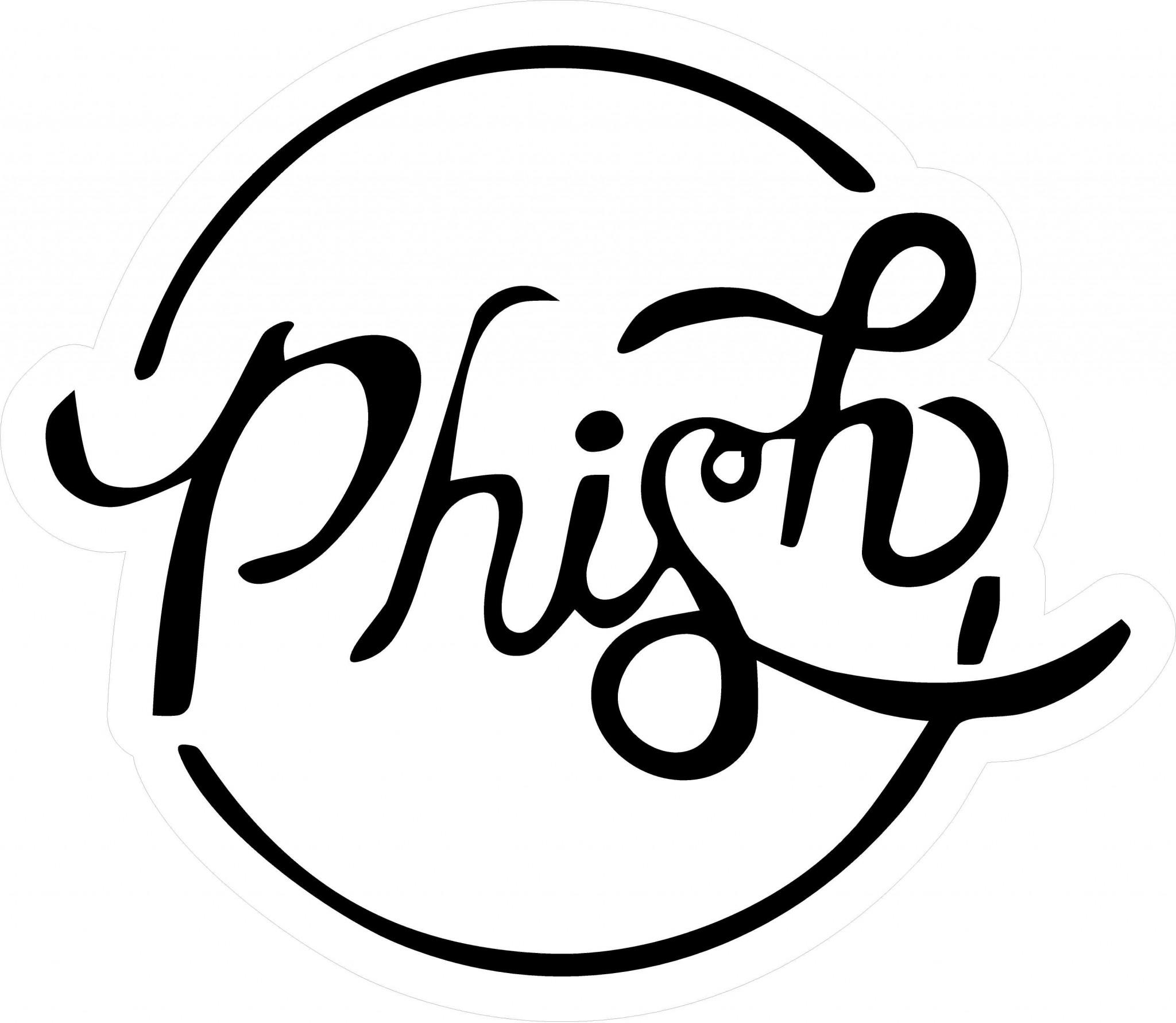 Phish B&w Band ROUND Sticker - Pro Sport Stickers