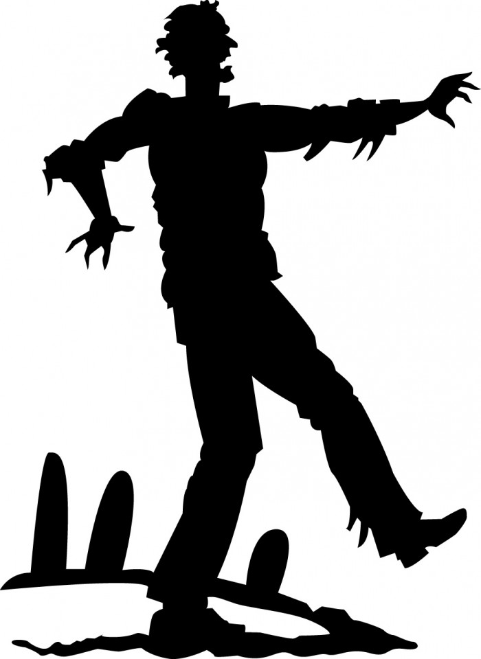 zombie-5 Die Cut Vinyl Decal