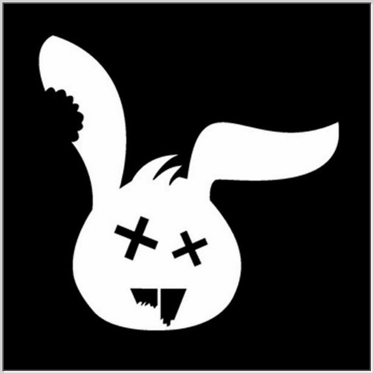 zombie bunny car sticker - Pro Sport Stickers