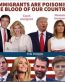 tRump Immagrants are POISONING our country sticker