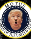 tRump MORON OF THE UNITED STATES sticker