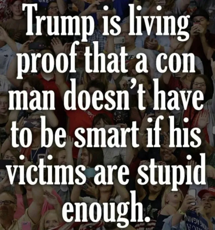 tRump cons stupid NOT FUNNY stic