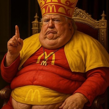tRump is Pope McDonalds VERY FUNNY sticker