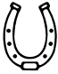 Horse Shoe vinyl decal