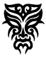 Tribal Mask Vinyl Car Decal