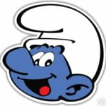 Vinyl Smurf Sticker Decal