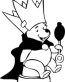 Diecut Pooh Stickers 13