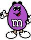 M&M PEANUT PURPLE