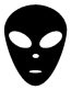 Alien Face Sticker