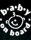 baby on board die cut decal 3