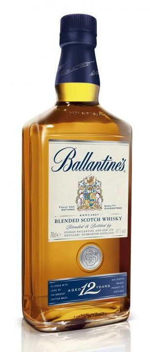 Ballantines 12 Year Old Scotch Whisky –