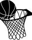 basketball and Net Decal