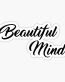beautiful mind free thinking sticker