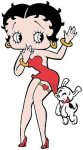 betty-boop-DOG BITE-sticker-car-truck-window-bumper