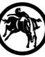 Bronc Rider Circle Decal