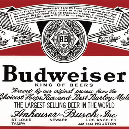 Budweiser Label 2