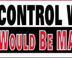 CHICAGO gun control bumper sticker