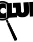 CLUE BOARD GAME LOGO STICKER